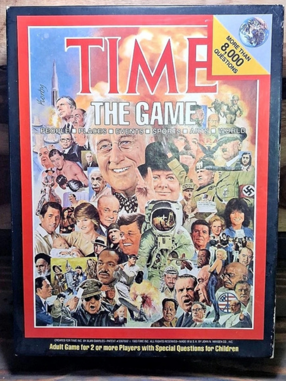 Vintage TIME The Game Board Game H2080. 1983